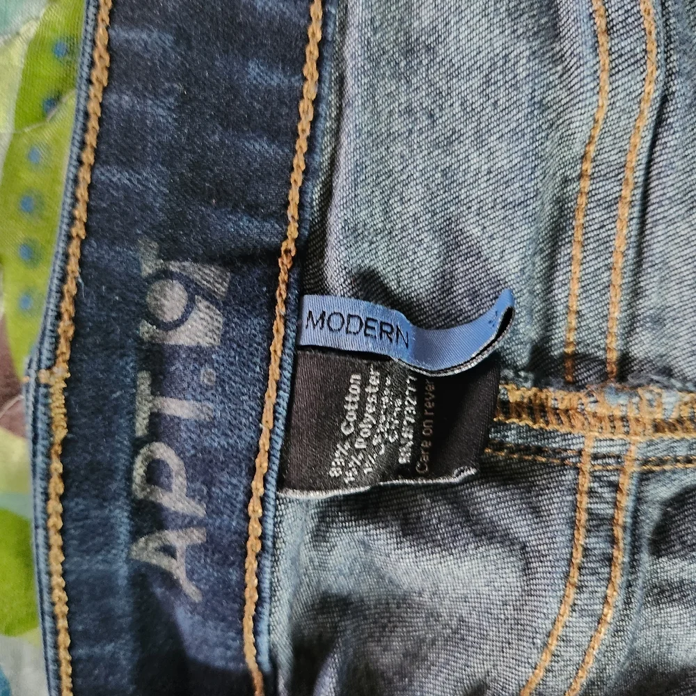 Womens Apt 9 Denim Blue Women's Shorts - Picture 5 of 9